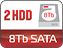 2 HDD - 8Tb 