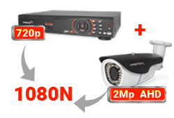 Преимущества режима записи 1080N в регистраторах PTX-AHD802 и PTX-AHD1606