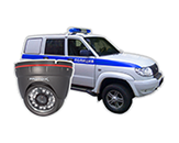 Система видеонаблюдения для полицейских автомобилей